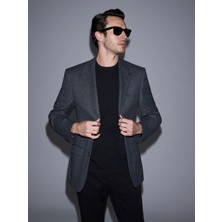 Cacharel Anthracite Slim Fit Blazer