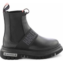 Harley Davidson Harley Davıdson Black Genuine Leather Women's Boots & Booties HD0777056303