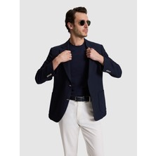 Cacharel Navy Slim Fit Blazer