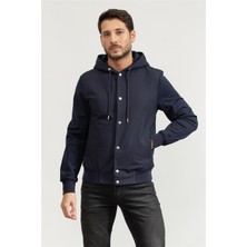 Boss P-Steele Men's Hooded Sweatshirt Blue