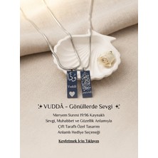 Işıltılı Dükkanım Vuddâ Kolyesi Meryem Suresi 19:96 Ayetli Sevgi Muhabbet Kolyesi Sevgiliye Eşine Özel Anlamlı Hediye
