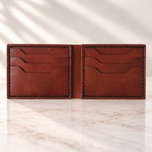 Felora Leather Felora Hakiki Deri Erkek Cüzdanı – El Yapımı El Dikişi, 6 Kart Bölmeli, 2 Gizli Cepli