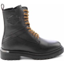 Harley Davidson Harley Davıdson Black Genuine Leather Men's Boots & Booties HD1777155303