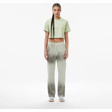Les Benjamins Regular Fit Women's Green Sweatpants