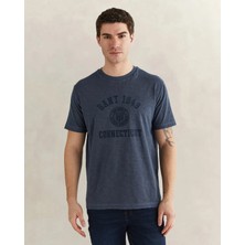 Gant Men's Navy Short Sleeve T-Shirt