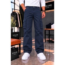 Wkm Erkek Gabardin Baggy Fit Kargo Pantolon