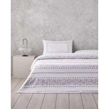 English Home Minibloss Cotton Double Duvet Cover Set 200X220 cm Lilac