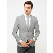 Cacharel Grey Slim Fit Blazer