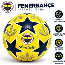 Lisanslı Futbol Topu Sarı Lacivert 5 Numara – Orijinal Fenerbahçe Ürün, Dayanıklı ve Uzun Ömürlü Yıldız Versiyon