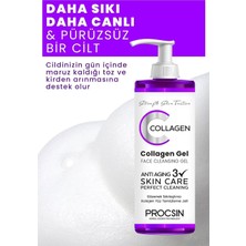 Aydogan's Gözenek Sıkılaştırıcı Kolajen Yüz Temizleme Jeli, Derinlemesine Temizlik & Cilt Sıkılaştırıcı, Günlük Kullanım, 150 ml