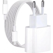 Aydogan's 35W Hızlı Şarj Aleti Seti – iPhone 15/16 / 17 Serisi Uyumlu Type-C To Type-C Örgülü Kablo & 35W Pd Adaptör + 60W Örgülü Kablo