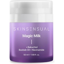 Aydogan's Magic Milk 3-In-1 50 ml | Baz & Nemlendirici & Maske | Bakuchiol & Baobab Oil & Niacinamide