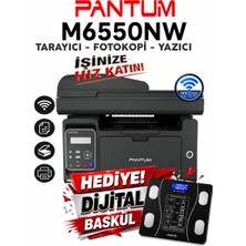 Pantum M6550NW Çok Fonksiyonlu Network+Wifi+Fotokopi+Adf Tarayıcı+Lazer Yazıcı