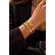 Adata Jewelry Vıp Mira Kelepçe Gold
