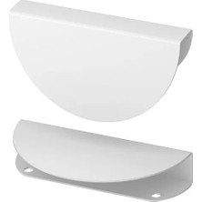 IKEA Begrıpa Kulp , Beyaz, 130 Mm, 2 Adet