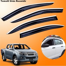 Friemats Isuzu D-Max Krom Cam Rüzgarlığı Nikelajlı Abs Krom Mügen Cam Rüzgarlığı 2013-2020 Arası 4 Parça