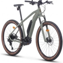Carraro Kifuka E7 27.5 Elektrikli Bisiklet 504W 11 Vites E-Mtb Nikel Gri Kahve Siyah 44 Kadro