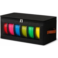 Microcase 3D Yazıcı 6 Adet Filament Saklama Kapasiteli Muhafaza Taşıma Çantası Siyah 1 Ad AL5682