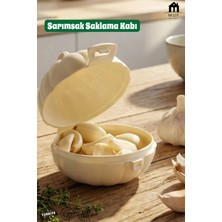 Muf Home Sarımsak Saklama Kabı – Soyulmuş Diş Sarımsak Kutusu Pratik Buzdolabı Organizeri – Koku Hapsetme Özelliği, BPA İçermez