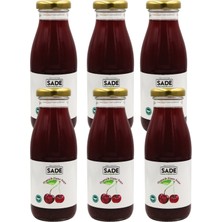 Sade Organik Vişne Suyu 250 gr 6 Li Paket