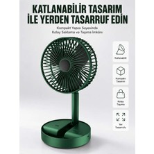 Birsence Katlanabilir USB Şarjlı Masaüstü Soğutucu Mini Fan Telefon Tutucu Yeni Nesil