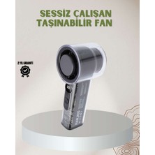 Birsence 100 Kademeli Ayarlanabilir Mini Fan | Dijital Ekranlı Serinletici