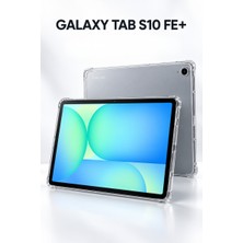 Fuchsia Samsung Galaxy Tab S10 Fe Plus 13.1 Uyumlu Inç Şeffaf Antişok Tablet Kılıfı – Darbe Emici Köşe Korumalı Esnek Kılıf