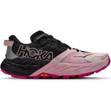 Hoka 1171929 Speedgoat 7 Koşu Siyah-Lila Kadın Spor Ayakkabı