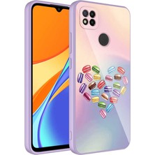 Xiaomi Redmi 9c Kılıf Kamera Korumalı Desenli Sert Silikon Zore Epoksi Kapak Mars