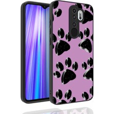 Xiaomi Redmi Note 8 Pro Kılıf Desenli Kamera Korumalı Parlak Zore Nora Kapak Mars