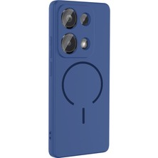 Xiaomi Redmi Note 13 Pro 4g Kılıf M-Safe Şarj Özellikli Zore Meta Kapak Mars