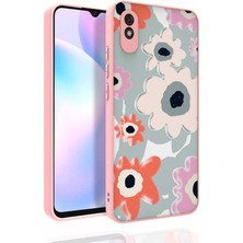 Xiaomi Redmi 9A Kılıf Desenli Kamera Korumalı Parlak Zore Nora Kapak Mars