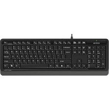 A4Tech A4 Tech FK10 Q Tr mm Gri/siyah USB Kablolu Klavye