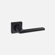 Doğanlar Zamak Radya Matte Black Knob Wc Handle