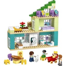 Svoria Store  10470 3ü1 Arada Figürlü Modern Aile Evi 166 Parça +2 Yaş