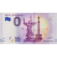 Banknoting Hatıra 0 Euro 2018 Berlin Sıegessaule-Almanya. Çil. 5000 Adet Basılmıştır. Nadir.