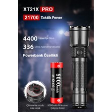 Klarus XT21X Pro Powerbank Özellikli Profesyonel Seviye Taktik El Feneri