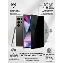 digimanya Samsung Galaxy S24 Ultra Uyumlu Ekran Koruyucu Hayalet Cam