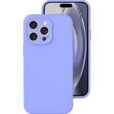 TeknoKapsül iPhone 16 Pro Kılıf Nano Içi Kadife Silikon - Lila