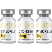 CJC-1295 Nodac 5mg / Tesamorelin 5mg / Ipamorelin 5mg Bundle Thoroughbred Labs