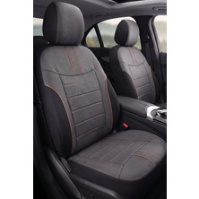 NewDeco Renault Clio 2 Uyumlu Jakar Arabiyeli Oto Koltuk Kılıfı–airbag Uyumlu–lüks Seri–tam Set