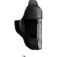 Rigor Universe Glock 17 19 Uyumlu Deri Klipsli Iwb Tabanca Kılıfı Siyah Sağ El