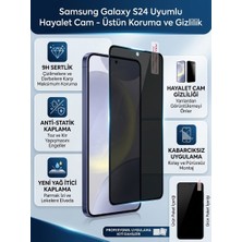 digimanya Samsung S24 Uyumlu Ekran Koruyucu Hayalet Cam
