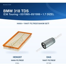 Bmw 3 (E36) Hava+Yakıt Filtre Bakım Seti
