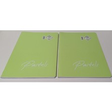 Gıpta Pastels Tel Dikişli Pp Kapak A4 100 Yaprak Kareli Defter 2 Adet