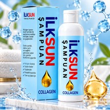 Ilksun Kolajen Şampuan 400 ml – Tüm Saç Tipleri Için Besleyici ve Güçlendirici Bakım