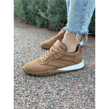 Labrona Kadın Bağcıklı Renkli Tabanlı Sneaker Yürüyüş Ayakkabısı