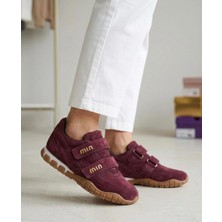 Labrona Kadın Renkli Tabanlı Cırt Cırtlı Sneaker Yürüyüş Ayakkabısı