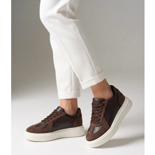 Labrona Kadın Yüksek Tabanlı Bağcıklı Yürüyüş Ayakkabısı Sneakers