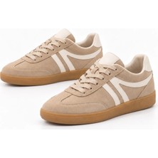 Labrona Kadın Sneaker Bağcıklı Düz Taban Spor Ayakkabı